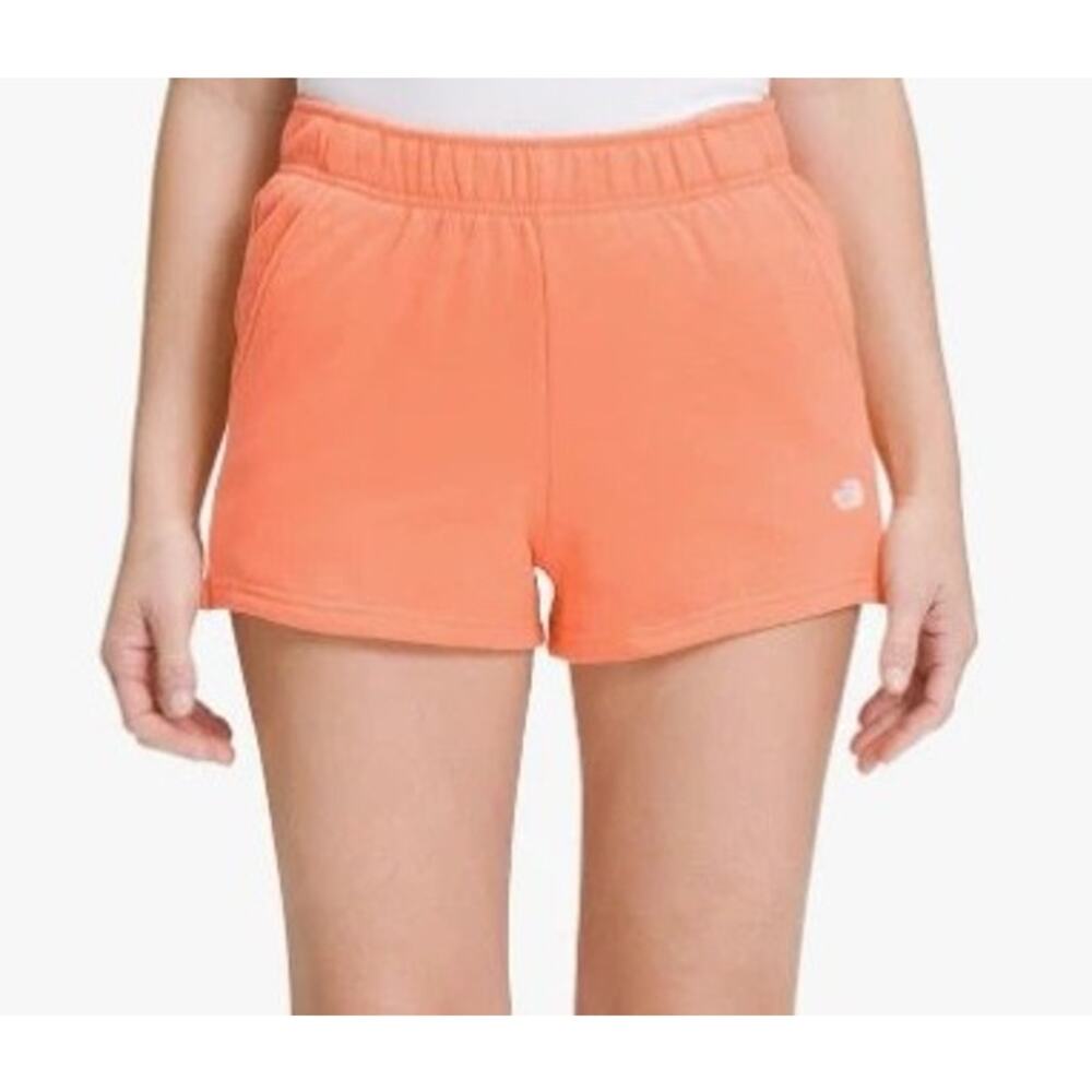 The North Face Half Dome Fleece Shorts Womens XL Dusty Coral Orange New Athletic